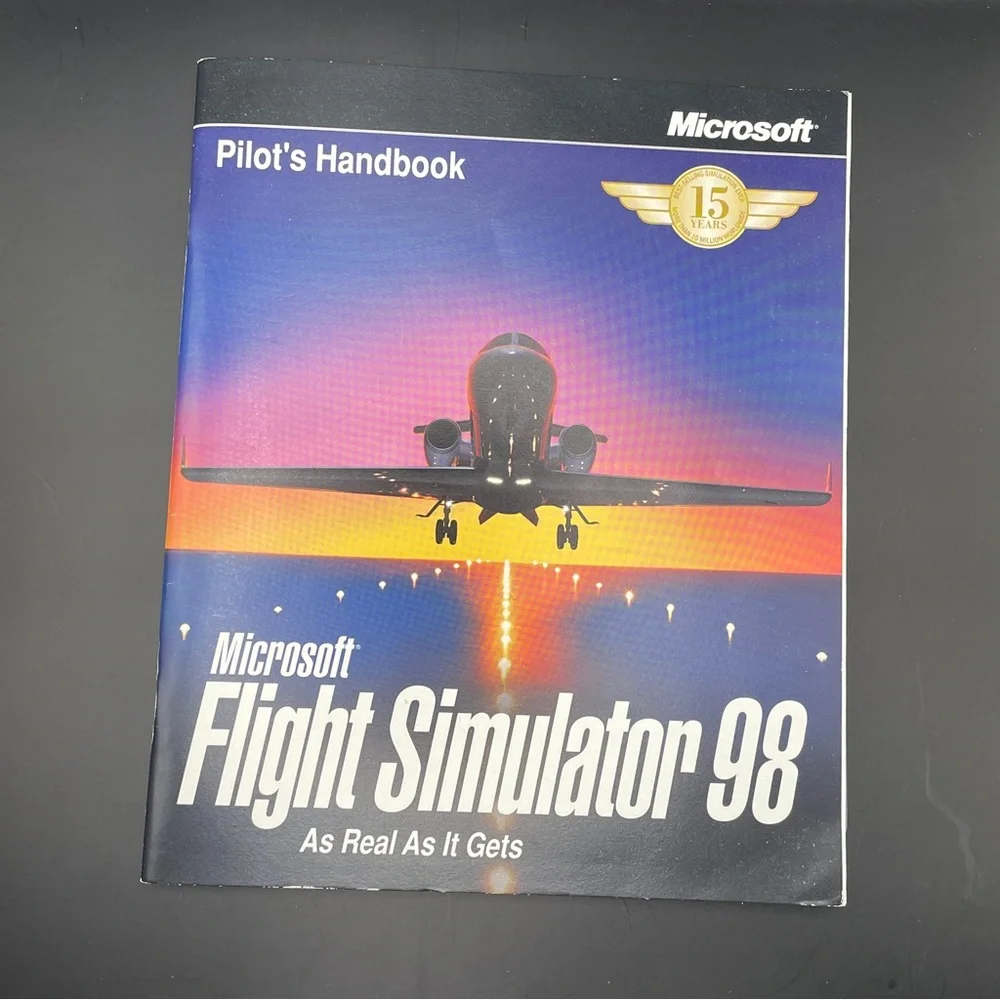 Manual Only Microsoft Flight Simulator Manuals 1998 Pilots Handbook